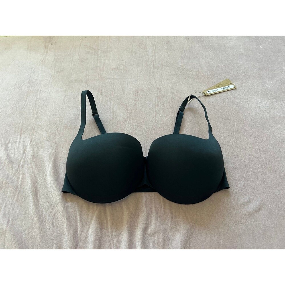SKIMS BALCONETTE PUSH-UP BRA - 34DD - Onyx Black- New with Tags- padded Bra